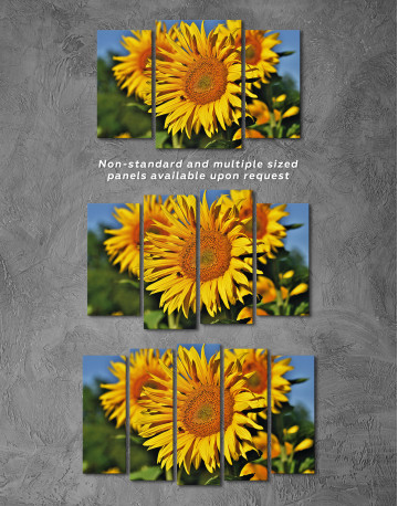 Sunflower View Canvas Wall Art - image 2