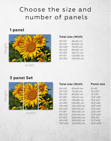 Sunflower View Canvas Wall Art - image 1