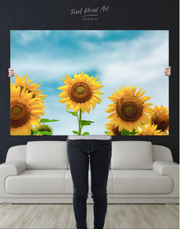 Sunflowers in the Sky Canvas Wall Art - image 5