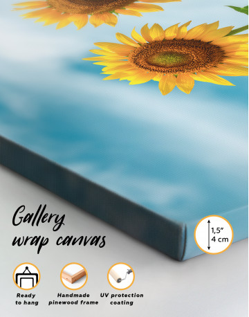 Sunflowers in the Sky Canvas Wall Art - image 3