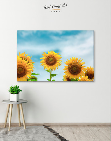 Sunflowers in the Sky Canvas Wall Art - image 6