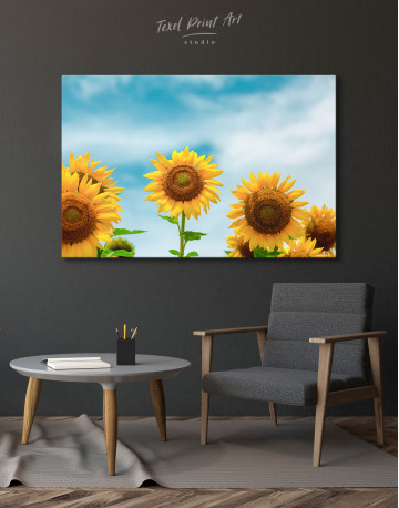 Sunflowers in the Sky Canvas Wall Art - image 7
