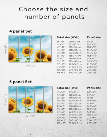 Sunflowers in the Sky Canvas Wall Art - image 9