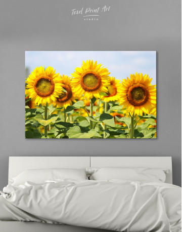 Sunflowers at Sky Canvas Wall Art - image 7