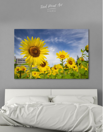 Sunflowers View Canvas Wall Art - image 6