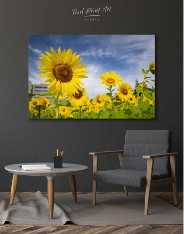 Sunflowers View Canvas Wall Art - image 8