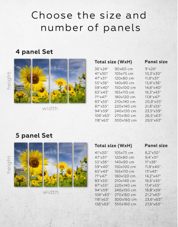 Sunflowers View Canvas Wall Art - image 9