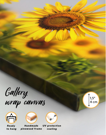 Beautiful Sunflower Canvas Wall Art - image 2