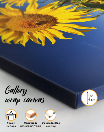 Sunflower at Field Canvas Wall Art - image 3