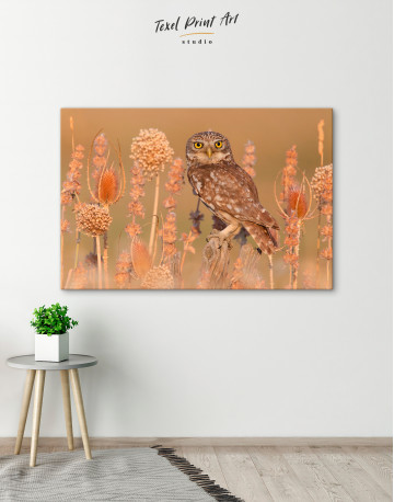 Owl in the Steppe Canvas Wall Art - image 6