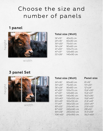 Farm Bull Canvas Wall Art - image 9